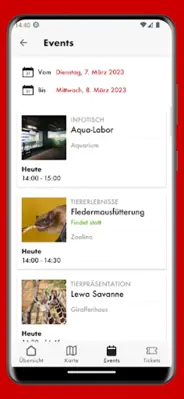 Zoo Zürich android App screenshot 1